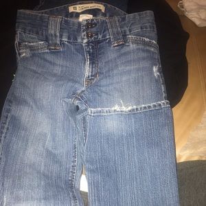 GAP Curvy Low Rise Boot Cut 8Long GUC See pics